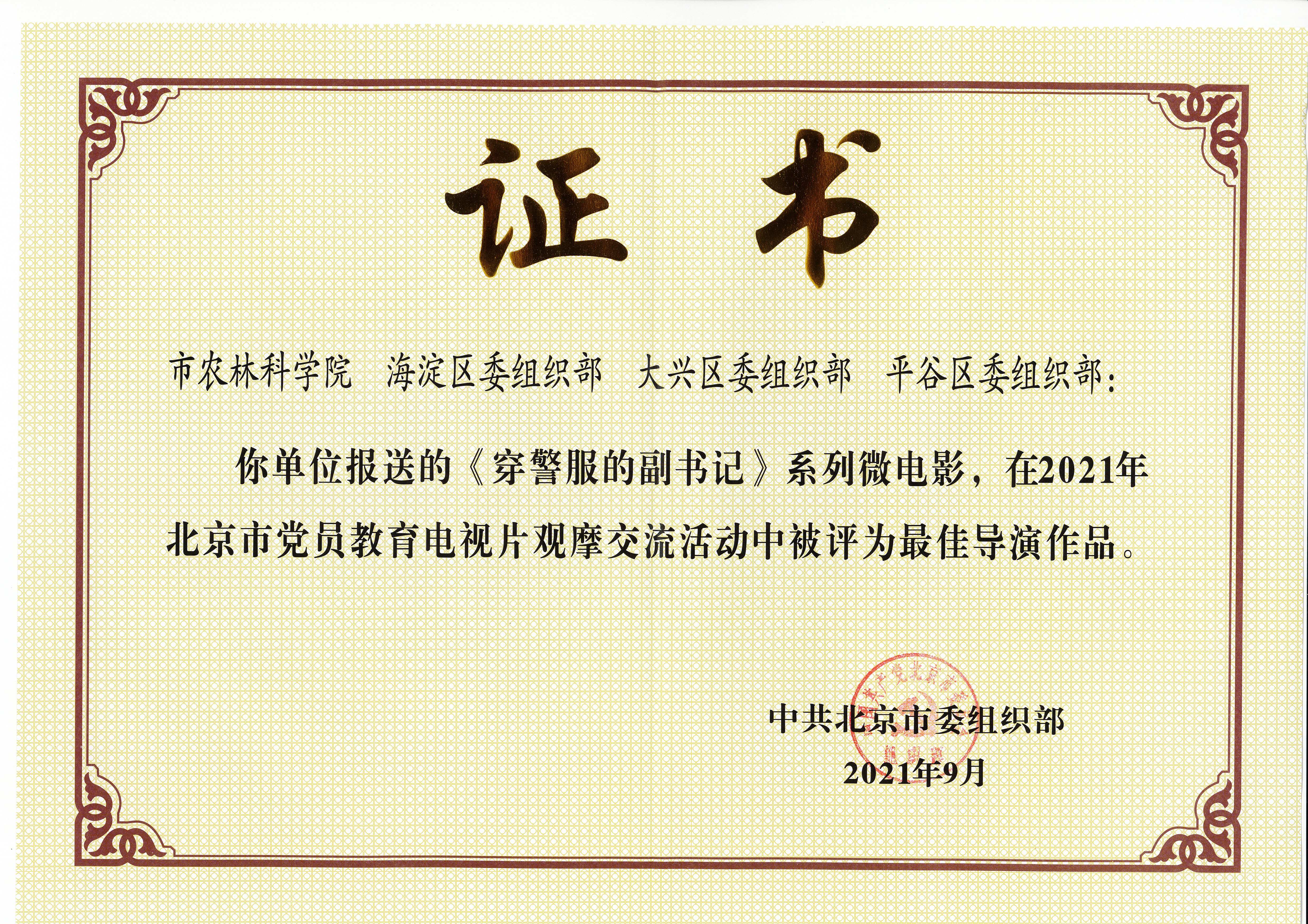 2021年《穿警服的副书记》北京观摩交流最佳导演作品奖(1).jpg